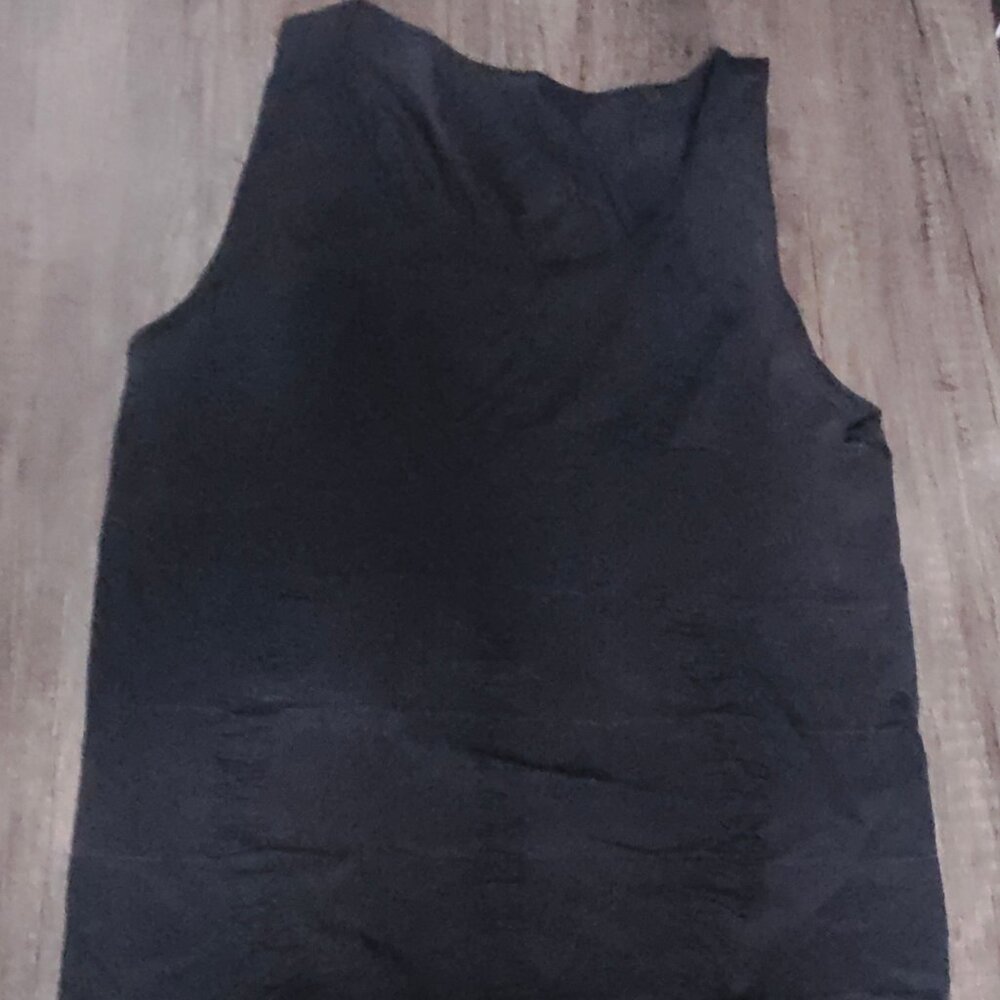 Odoland Men's Black Compression Tank Top